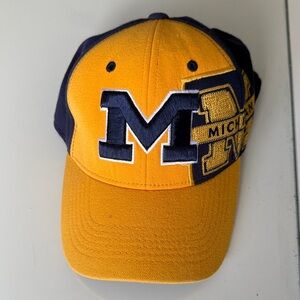 Yellow and Blue Michigan Cap